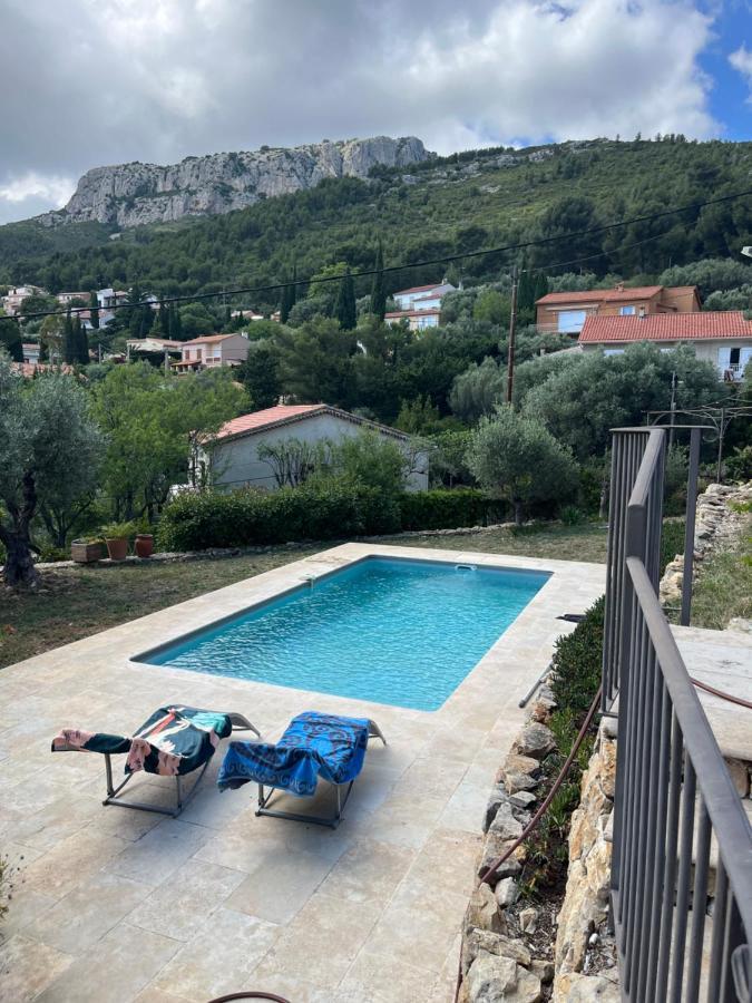 Hauteurs De Toulon : Charmant Studio Piscine Eksteriør billede